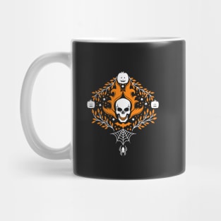 Damask Halloween - Black Mug